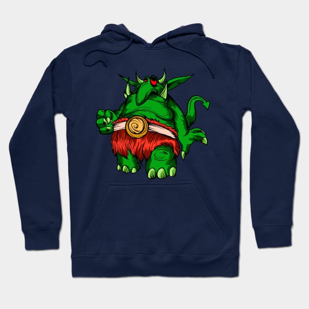 Monster mountains Troll Hoodie by FunnyMoonCosmic